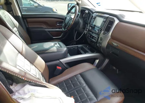 2018 Nissan Titan Platinum Reserve from USA, damaged, VIN 1N6AA1E61JN548854